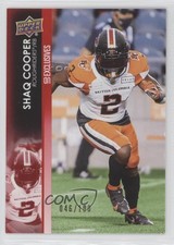 2022 Upper Deck CFL Exclusives /100 Shaquille Cooper Shaq Cooper #168