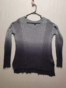 Suéter para mujer American Eagle tejido gris XS abierto ombre - Imagen 1 de 21