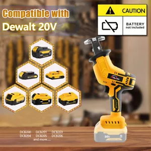 Brushless Cordless Reciprocating Saw for Dewalt 20V Max Variable Speed Tool Only - Picture 1 of 12