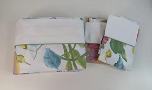 Westpoint Stevens Floral KING Flat Sheet & 2 KING Pillowcases Tulips NEVER USED - Picture 1 of 11