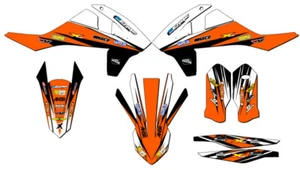 Kit de gráficos EXC-F VELOCITY 2017-2019 Orange Senge compatible con KTM - Imagen 1 de 10