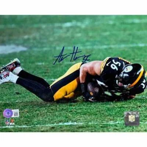 Foto de fútbol 8x10 firmada por Alex Highsmith - Imagen 1 de 2