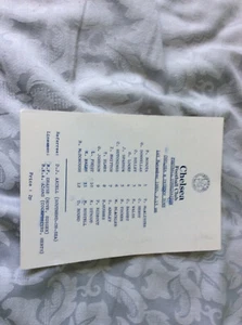 1980/1 CHELSEA RESERVES V SWINDON TOWN RES - Picture 1 of 1