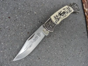 RaMo-Rainer Morsbach Solingen K55K Jagd Sammler Taschenmesser Handmade rostfrei. - Bild 1 von 11