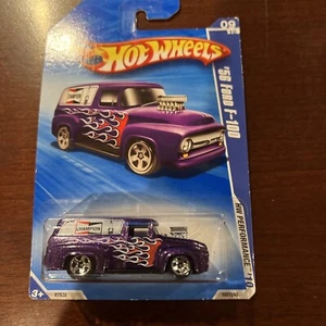 2010 Hot Wheels #107 HW Performance 9/10 '56 FORD F-100 Purple Varia w/Chrome5Sp - Picture 1 of 7
