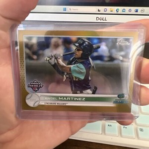 Angel Martinez 2022 Topps Pro Debut Chrome Gold Refractor #/50 Cleveland Indians