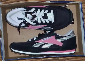 ZAPATILLAS DEPORTIVAS PARA MUJER REEBOK ""RS SLIM"" CUERO GAMUZA Y TEXTILES TALLA 6 LISTA $50 - Imagen 1 de 6