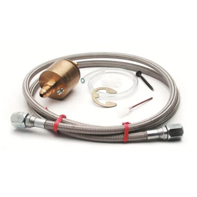 AutoMeter 5282 Fuel Pressure Isolator, 4 AN Fittings, Up to 300 psi, 4ft Braided — 第 1/3 张图片