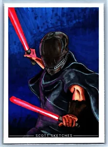 The Stranger Sketch Card - Scott Sketches Trading Card Print Fan Art - Picture 1 of 3