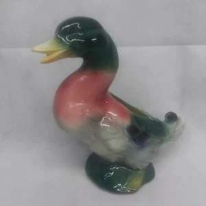 Royal Copley Ceramic Duck Planter 8" - Foto 1 di 10
