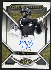 2023 Topps Tier One Talent Luis Robert Autograph /199 Chicago White Sox