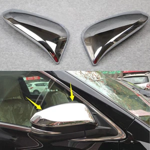Chrome Rearview Mirror Cover Trim Fits Toyota Highlander 2014-2019 /RAV4 2013-18 - Picture 1 of 7