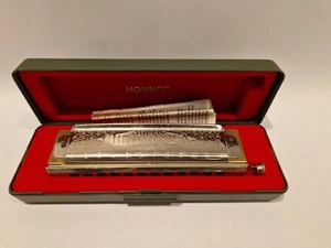 D1-BC HOHNER SUPER CHROMONICA 270 ARMONICA STRUMENTO MUSICALE STRUMENTO - Foto 1 di 4