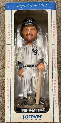2003 FOREVER COOPERSTOWN COLLECTION DON MATTINGLY NY YANKEES BOBBLEHEAD /10,000 Cover