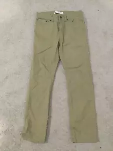 Jeans Levi's 511 slim ragazzo giovane uomo marrone kaki taglia 16 reg L 28 x L 28 morbidi - Foto 1 di 5