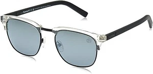 Timberland TB9148 Clear & Black 26D Plastic Polarized Sunglasses Frame 55-21-145 - Picture 1 of 1