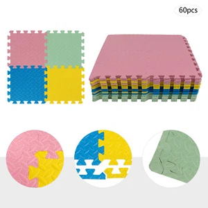 60PCS EVA Foam Floor Mat for Kids Play Mats, Baby Toddlers, Soft and Thick NEW - Picture 1 of 24