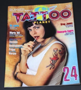 Vintage TATTOO PLANET MAGAZINE 1999 September #24 Tattoo Skin Art - Bild 1 von 4