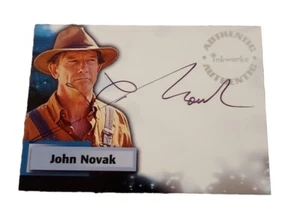 SMALLVILLE SEASON 6 AUTOGRAPH A52 JOHN NOVAK - Picture 1 of 6