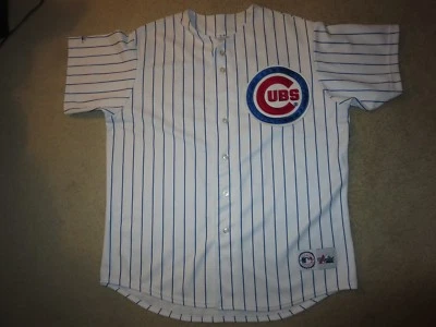 Mark Grace #17 Chicago Cubs MLB Majestic Premier Sewn Jersey XL Rookie - Image 1 of 4