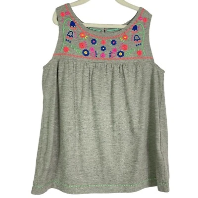 Johnnie B (Boden) Girl's Embroidered Sleeveless Top 11-12Y - Image 1 of 4