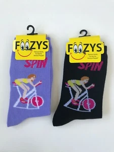 2 paia calze donna Spin Bike Equitazione Equitazione Taglia 9-11 Foozys nuove - Foto 1 di 1