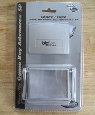 Lupe Bildschirmlupe (Silber) für Nintendo Game Boy Advance SP ✔️ NEU & OVP - Bild 1 von 2