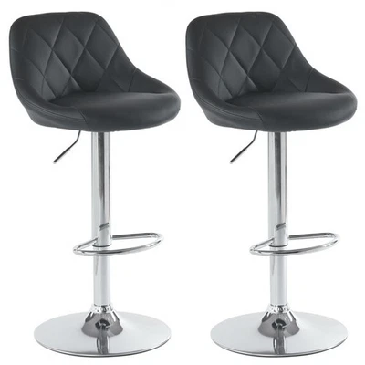 PU Leather Swivel Stool – Adjustable Height Chair for Home, Office & Bar - Image 1 of 4