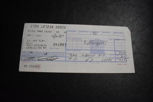 KISS ERIC CARR 1987  American Express credit card slip SIGNED - Picture 1 of 3