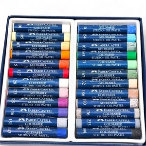 Faber Castell Goldfaber Studio Oil Pastel Set of 24 – Mint/Unused - Picture 1 of 14