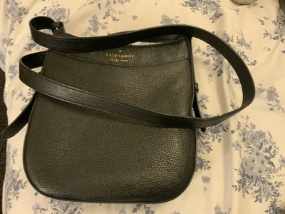 Kate Spade Leila North South Crossbody Bag Pebbled Leather black - Image 1 of 4