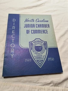 RARE 1949-1950 North Carolina Junior Chamber of Commerce Directory | Jaycees - Bild 1 von 10