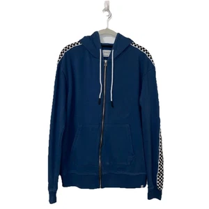 Sovereign Code KING Azul Pizarra Cremallera Sudadera con Capucha Cuadros M - Imagen 1 de 11