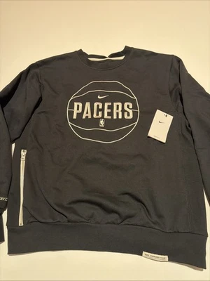 Nike NBA Indiana Pacers Player Issue Men Dri-FIT Crew-Neck Sweater Sz M FB6031 - Image 1 of 4