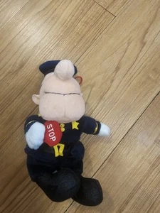 Vintage Stuffins Frosty Traffic Cop 13" Plush Bean 1999 - Picture 1 of 4