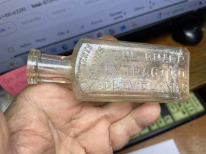 Antike The Knapp Extract Co. Cleveland, Ohio Flasche - Bild 1 von 5