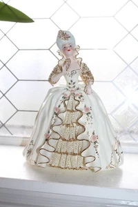 Vintage Florence Keramik große Figur Marie Antoinette - Bild 1 von 7