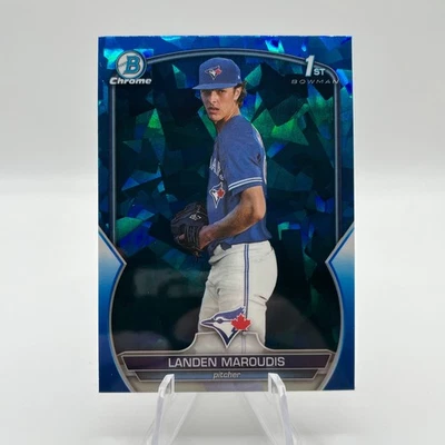 2023 Bowman Chrome Draft Sapphire Edition Landen Maroudis #BDC-138 - Image 1 of 2