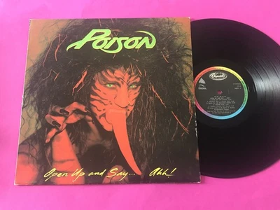 Poison - Open Up And Say....Ahh! (LP, Album) (Very Good Plus (VG+)) - Rock Glam, - Image 1 of 2