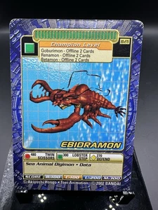 Tarjeta Ebidramon BO-276 Digimon Digi-Battle Serie 6 - Imagen 1 de 10