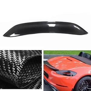 Carbon Fiber Car Rear Trunk Spoiler Wing Lip For Porsche 718 Boxster 2016-2019 w - Picture 1 of 8