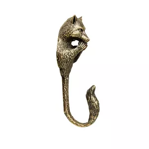 New wall hook, raccoon made of brass, decor, exclusive gift - Picture 1 of 12