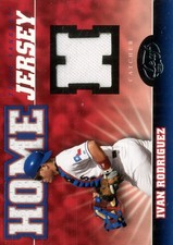 2005 (RANGERS) Leaf Home/Road Jersey #7H Ivan Rodriguez H Jsy