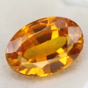 8.05 Ct Oval Cut Certified Loose Gemstones Natural Imperial Topaz Yellow Gold - Picture 1 of 4