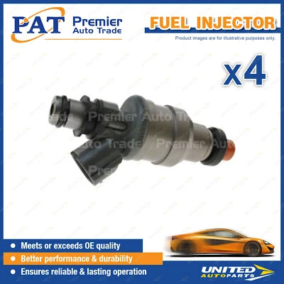 4 x PAT Fuel Injectors for Daihatsu Applause A101 Charade G203 Feroza 1.5L 1.6L - image 1 of 2