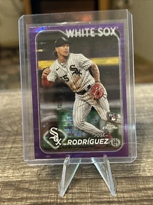 2024 Topps Cromo Viola Sonar Rifrattori #115 Jose Rodriguez RC/275 - Foto 1 di 3