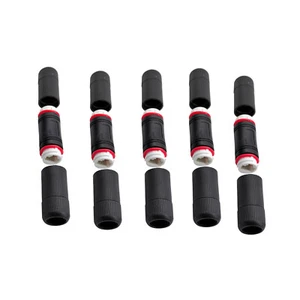 5 Set RJ45 Waterproof Cable Connector Outdoor Coupler Adapter Female For Cat5 6 - Photo 1/9