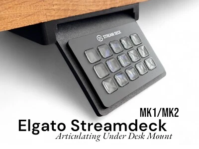 Elgato Stream Deck MK1/MK2 Sliding Under Desk Mount - Image 1 of 4