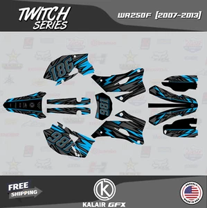 Kit gráfico para YAMAHA WR250F 2007 2008 2009 2010 2011 2012 2013 Twitch - Cian - Imagen 1 de 6