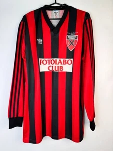 1988/89 NEUCHATEL XAMAX ADIDAS Uefa Cup MATCH WORN #18 SIZE L - Picture 1 of 10